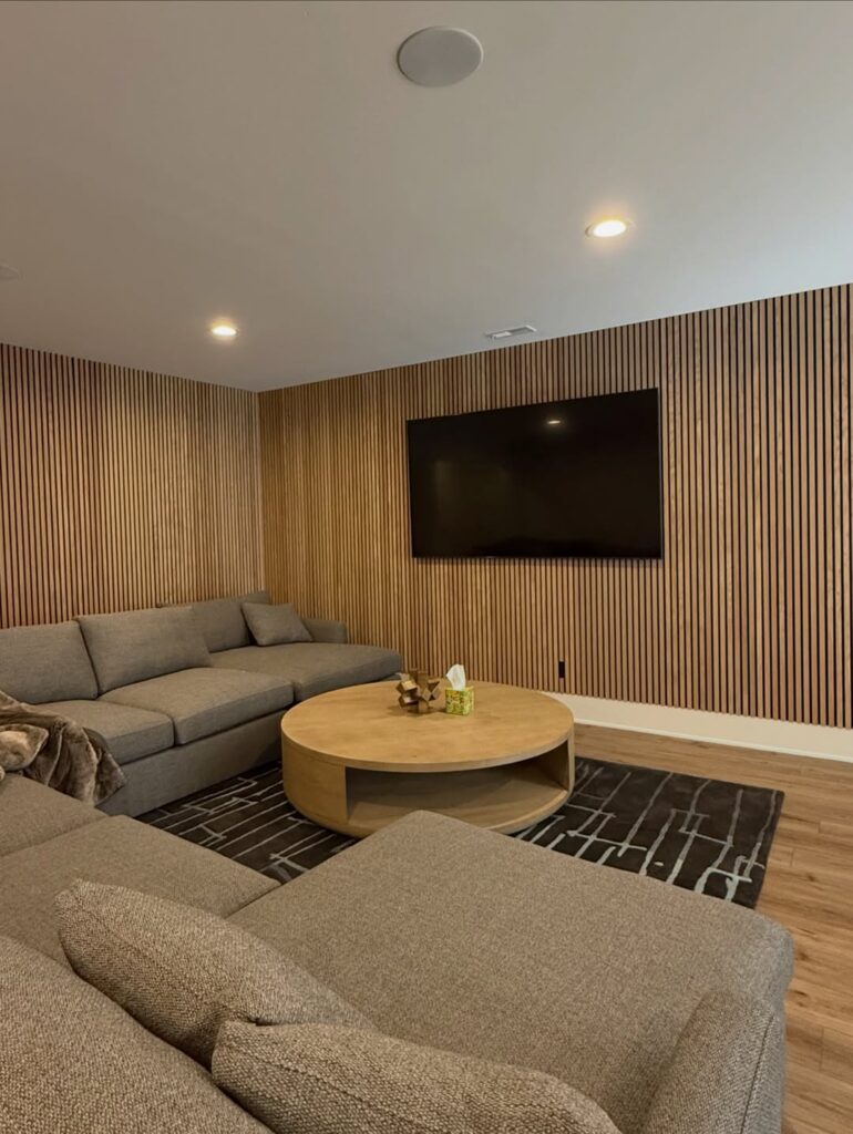 Slat Wall Mastery: 4 Reasons This Red Oak Installation at Chatham Hills Stands Apart